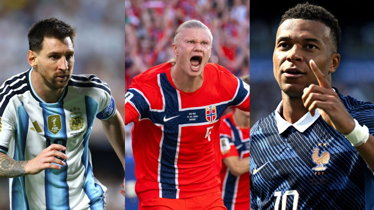 Mundial 2026: Messi, Haaland, Mbappé y Kane ¿quién será el goleador?