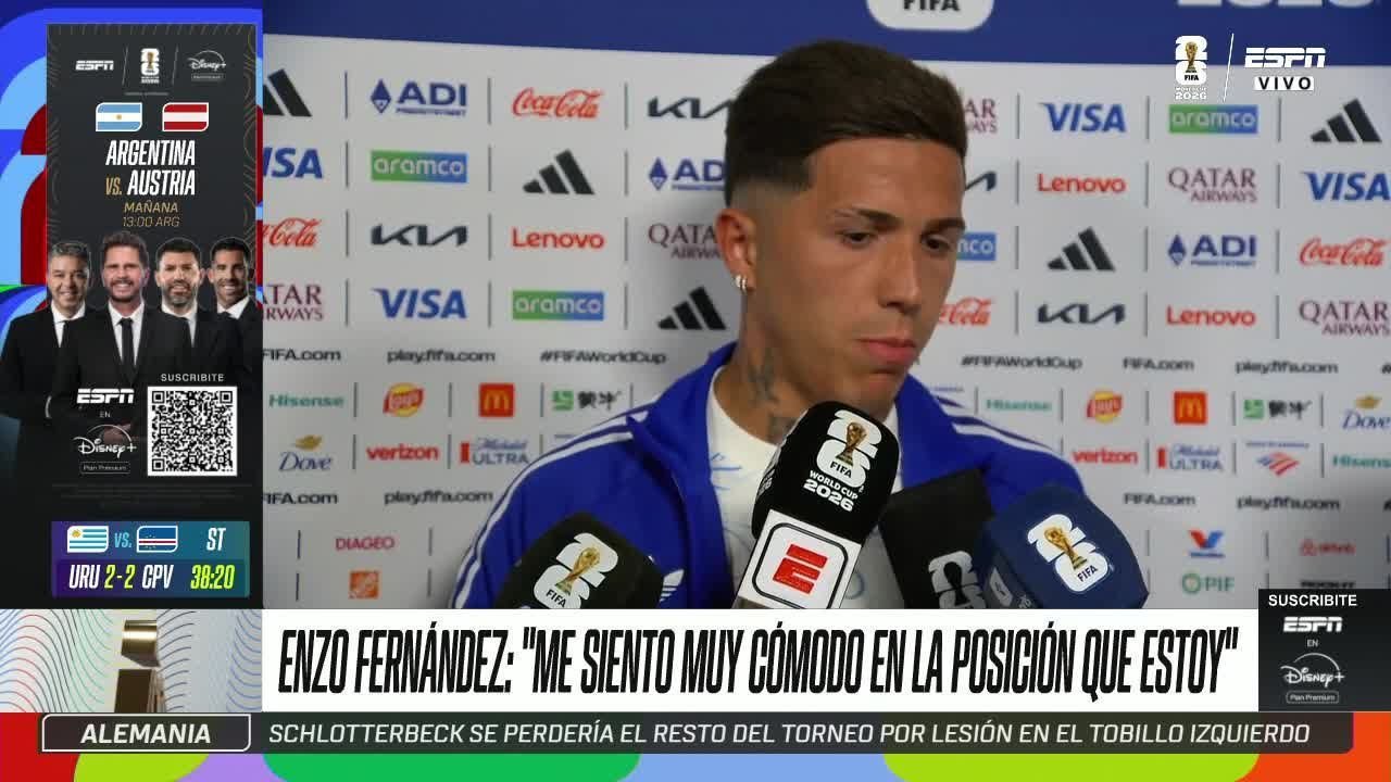Enzo Fernández contó qué le pide Scaloni en la cancha y explicó qué esperan de Austria