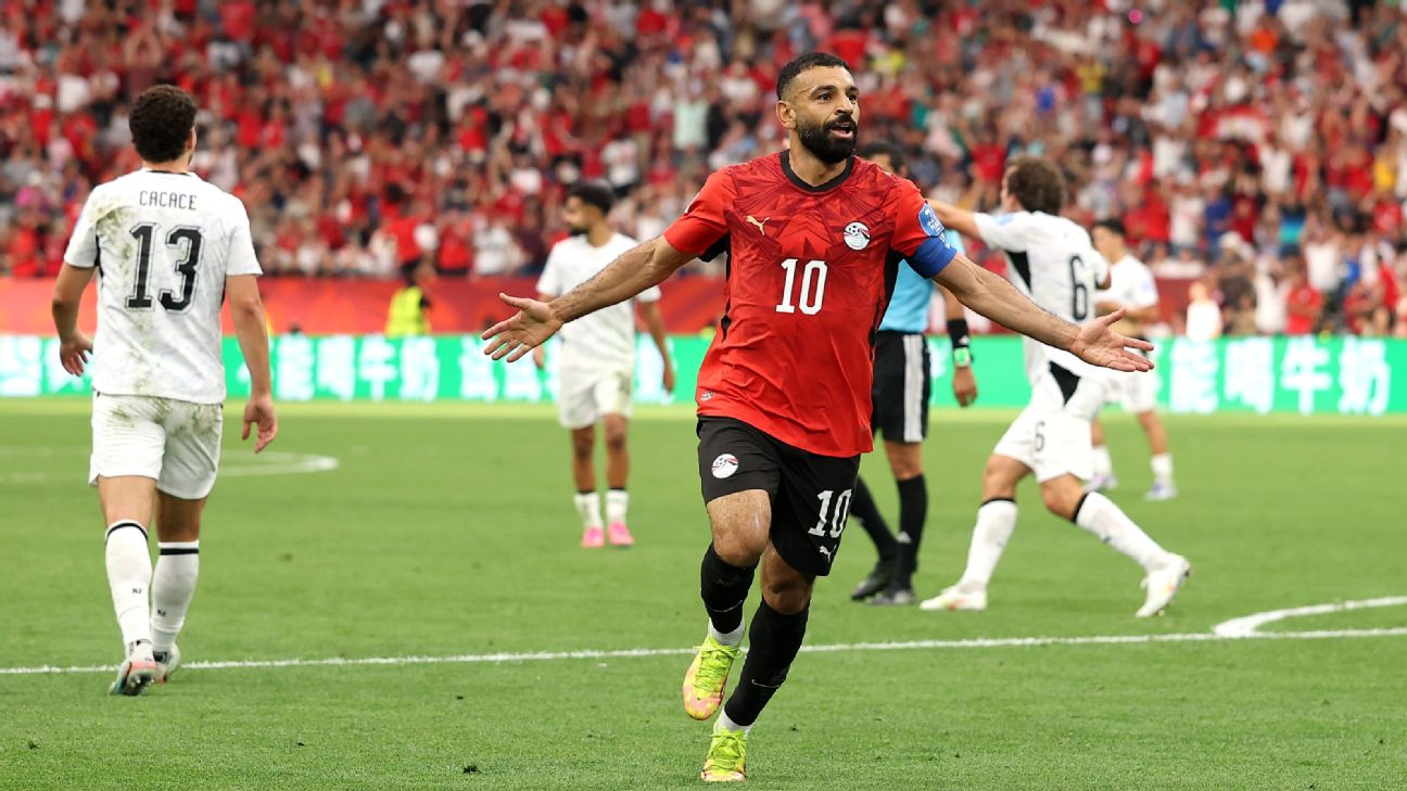 Toda la magia de Salah rescató a Egipto frente a Nueva Zelanda