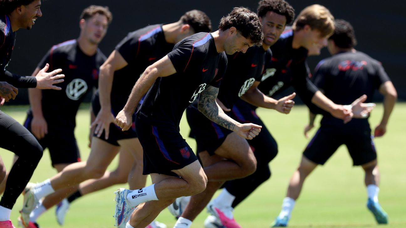 Mundial 2026: Pulisic vuelve a entrenar con EEUU y apunta a Turquía