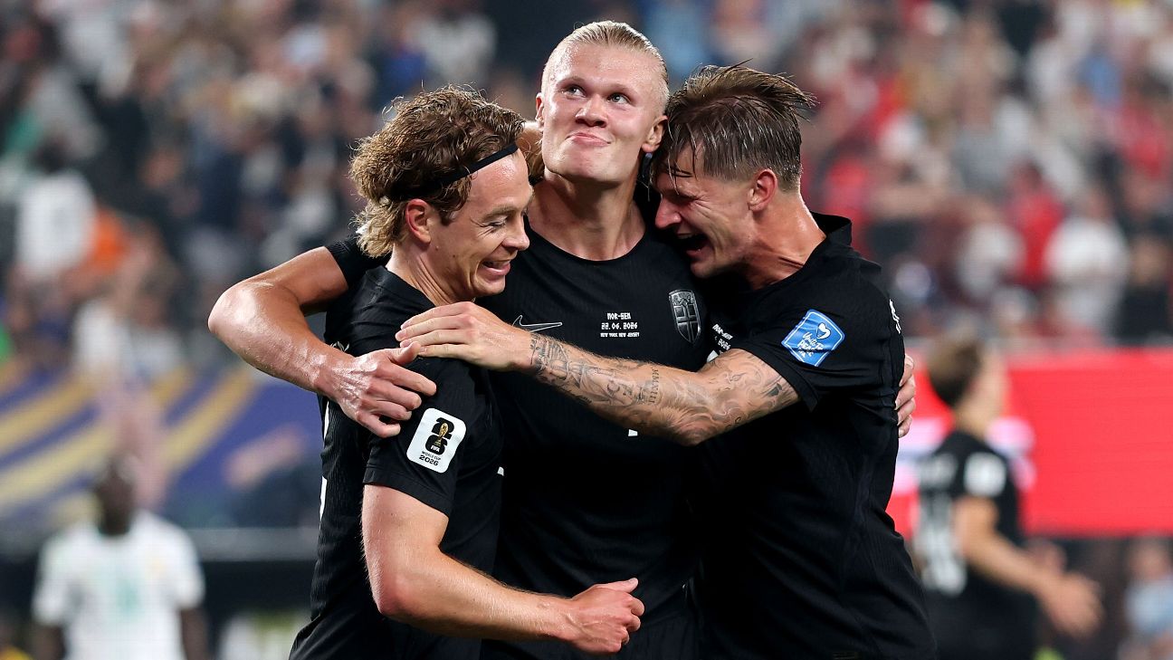 Haaland marca por duplicado y Noruega toma ventaja frente a Senegal