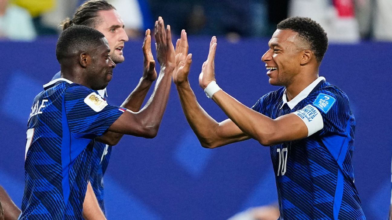 Kylian Mbappé con noche histórica lleva a Francia a 16avos