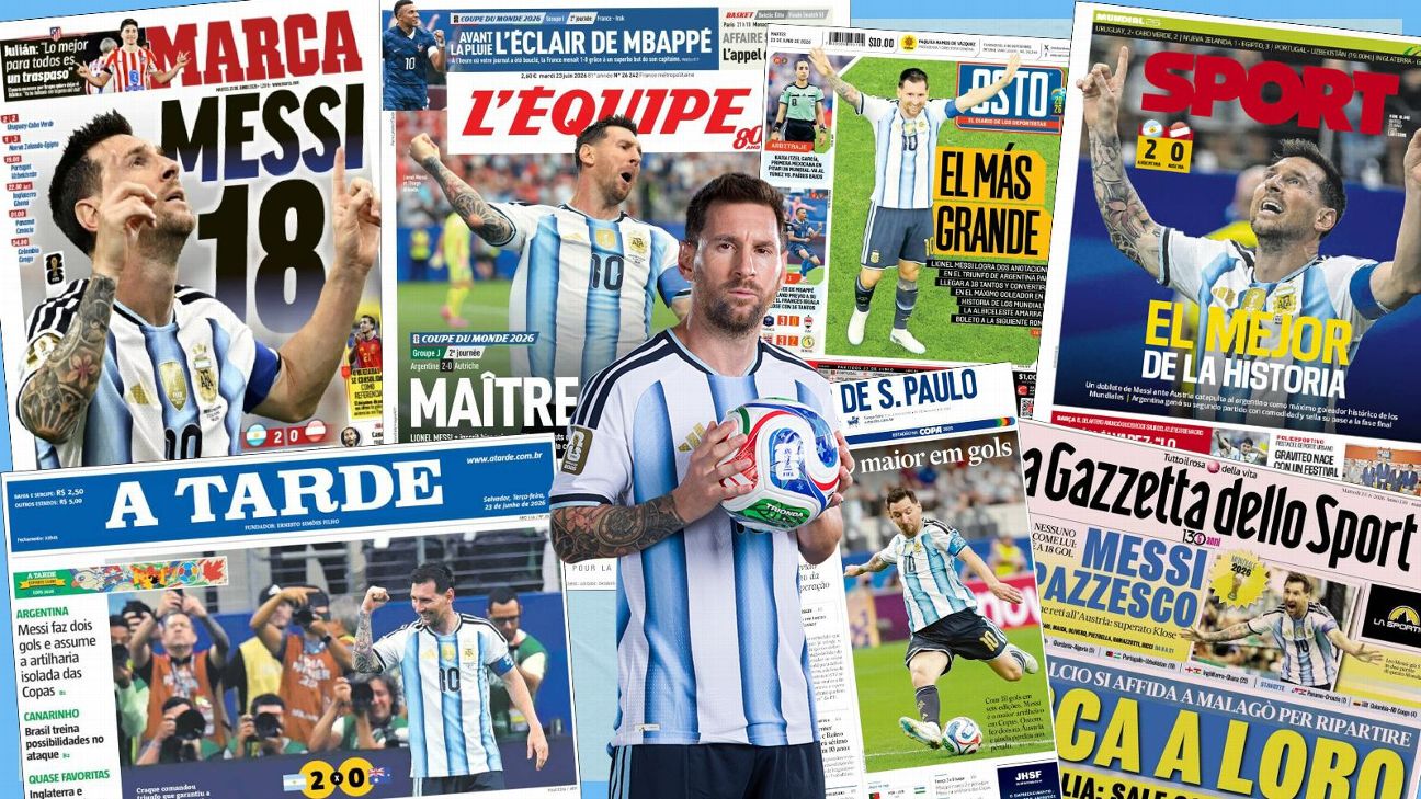 La prensa del mundo se rinde ante la magia de Lionel Messi con Argentina en el Mundial 2026
