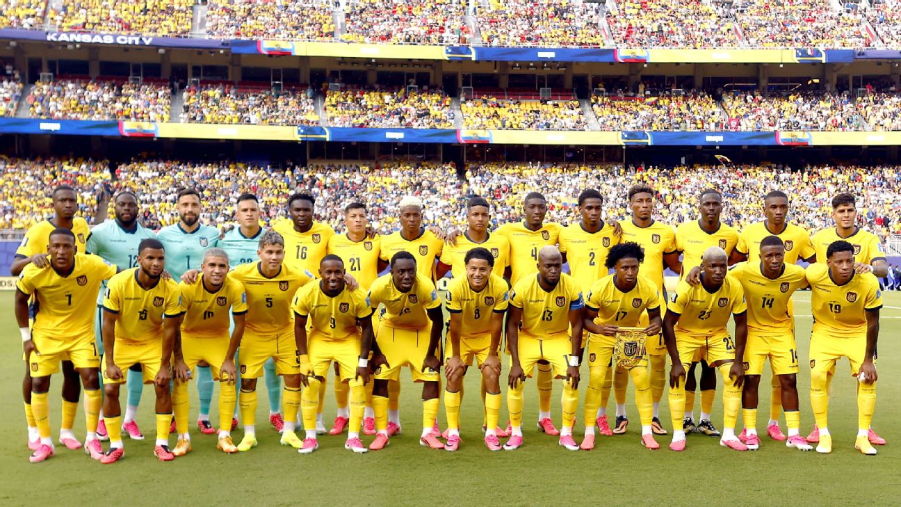 La posible formación titular de Ecuador vs. Alemania en el Mundial 2026