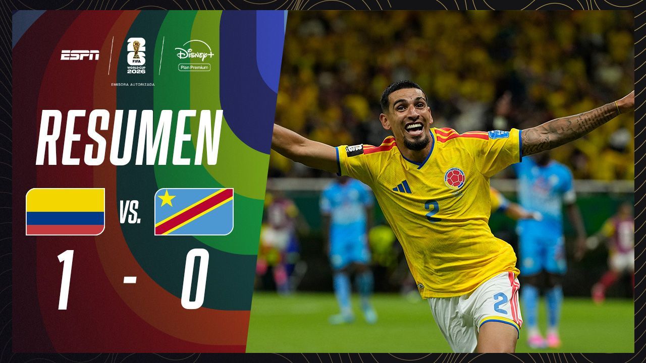 VIDEO: resumen de Colombia vs. RD Congo en el Mundial 2026