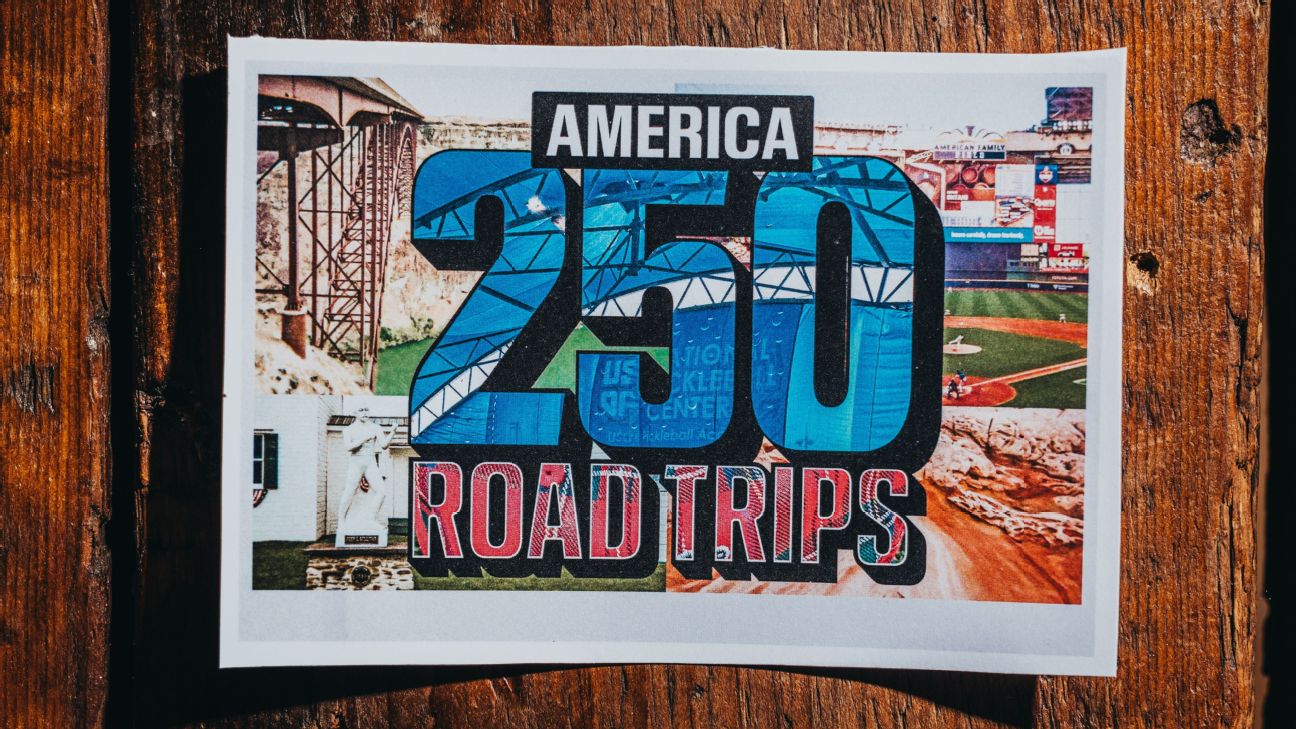 espn.com - America 250 road trips! Journey into the mystery and magic of sports