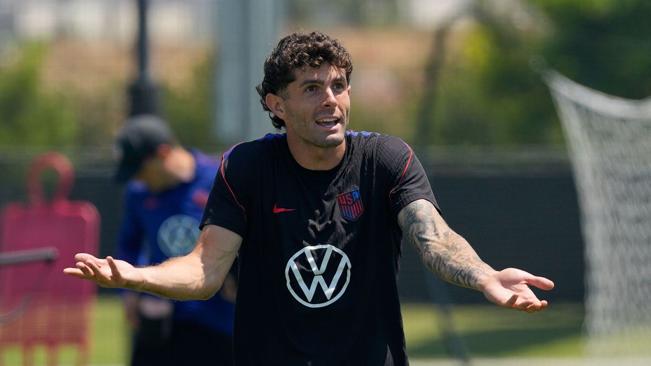Pulisic está recuperado y espera ver acción el jueves vs Turquía