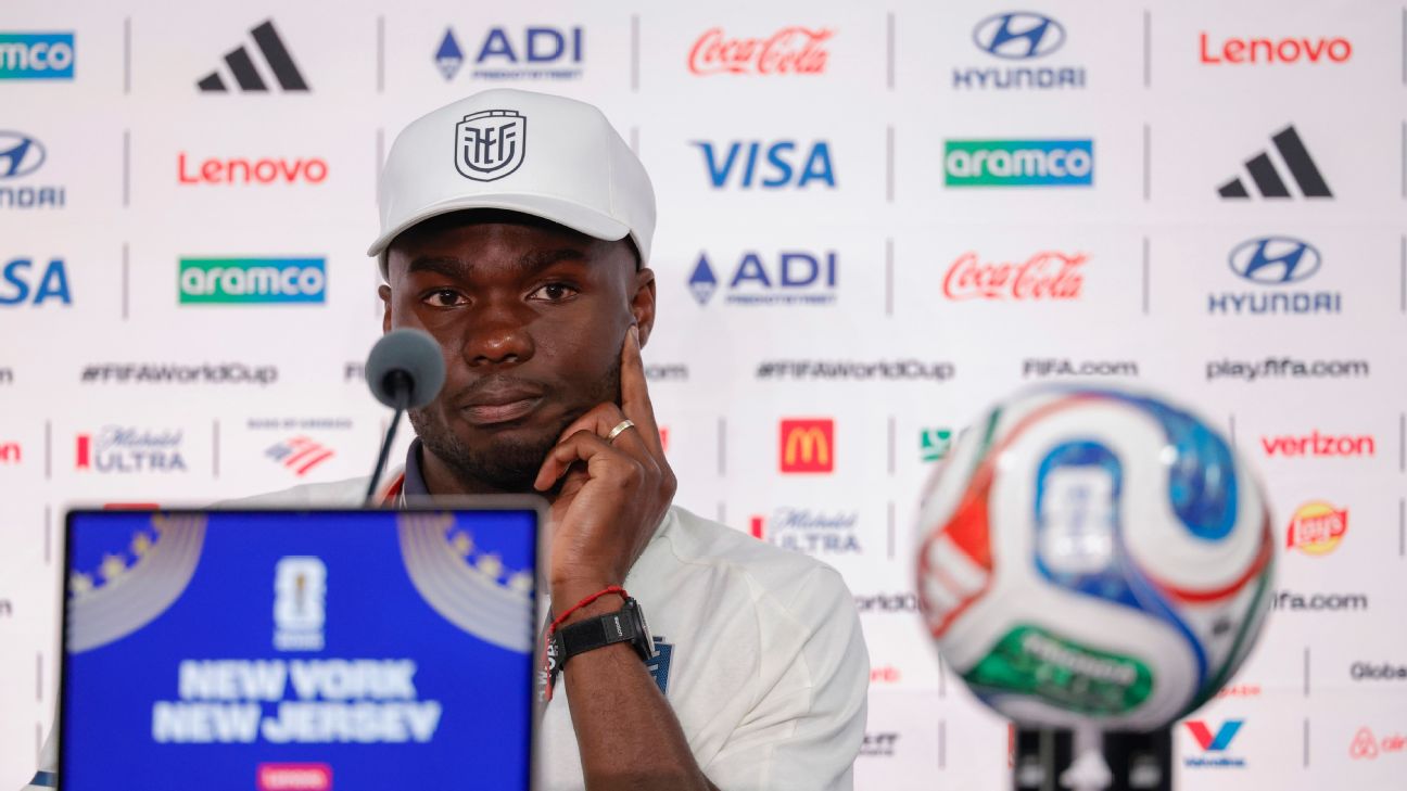 Jordy Caicedo y la falta de gol en Ecuador: "Nos ha faltado suerte"