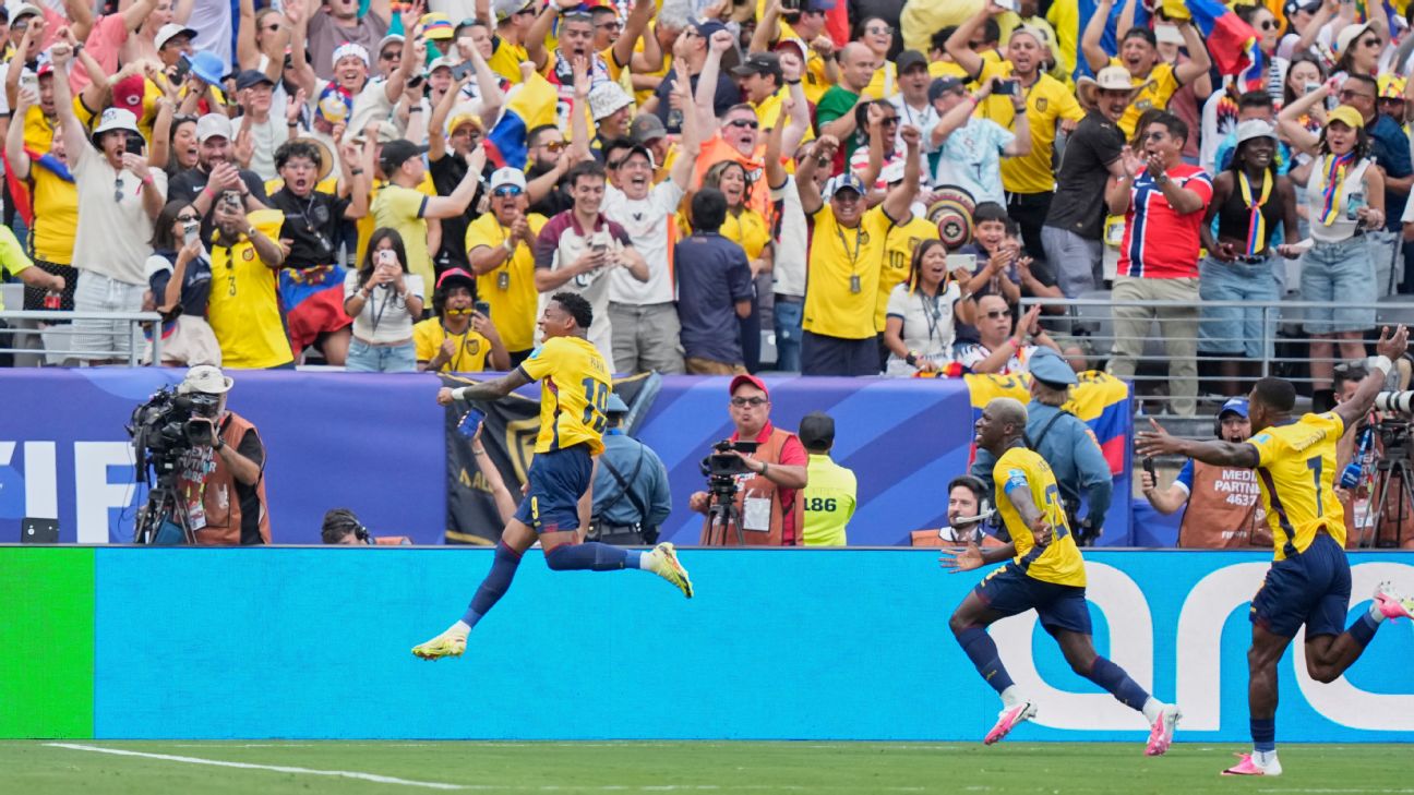Plata puso el pie y marcó un gol histórico para Ecuador ante Alemania