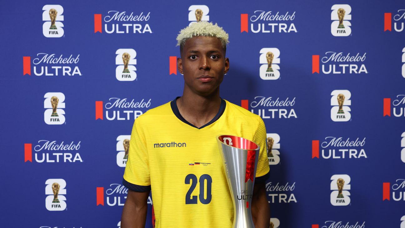 Nilson Angulo, el MVP de Ecuador en la histórica victoria sobre Alemania