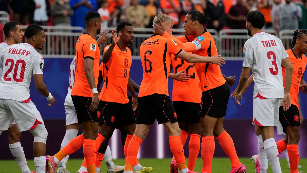 El podio de Países Bajos vs. Túnez en el Mundial 2026: quiénes fueron los mejores jugadores