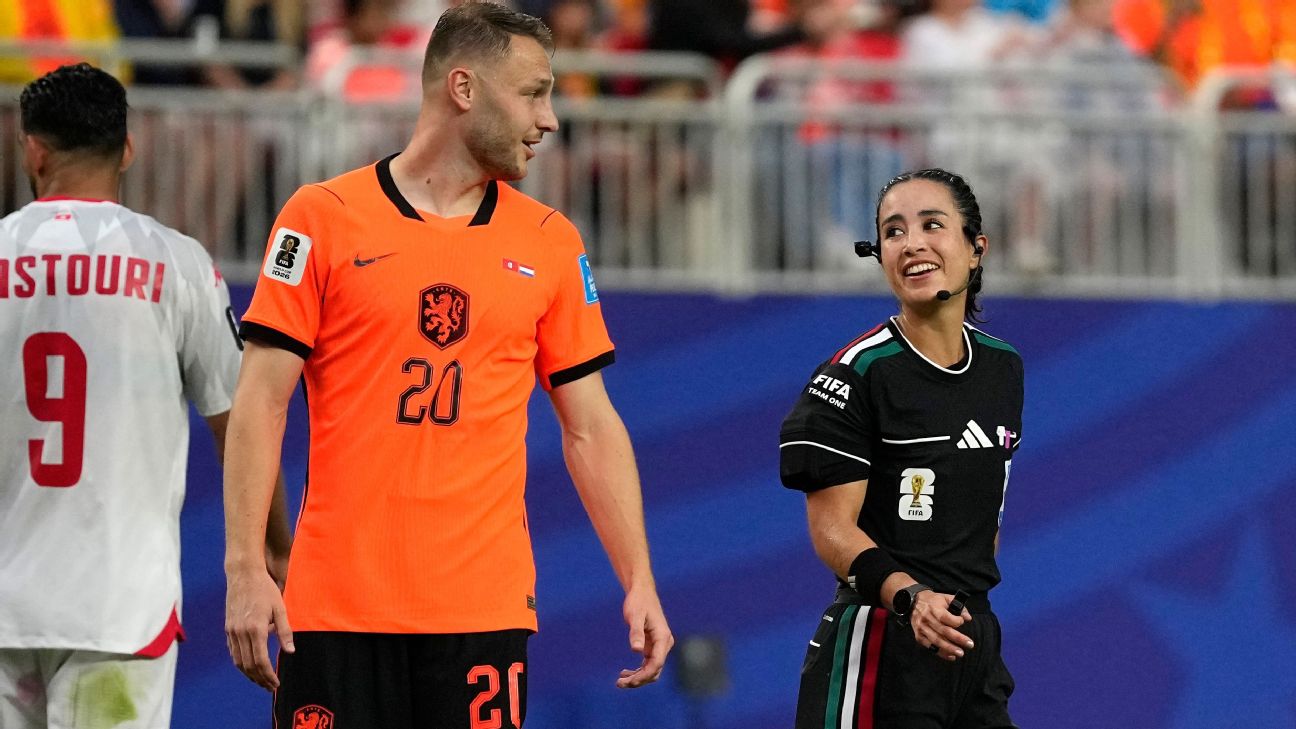 Katia Itzel García debutó en el Mundial 2026 en el Túnez vs. Países Bajos