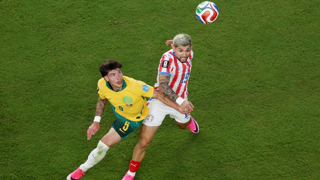 El podio de Paraguay vs. Australia: quiénes fueron los mejores jugadores