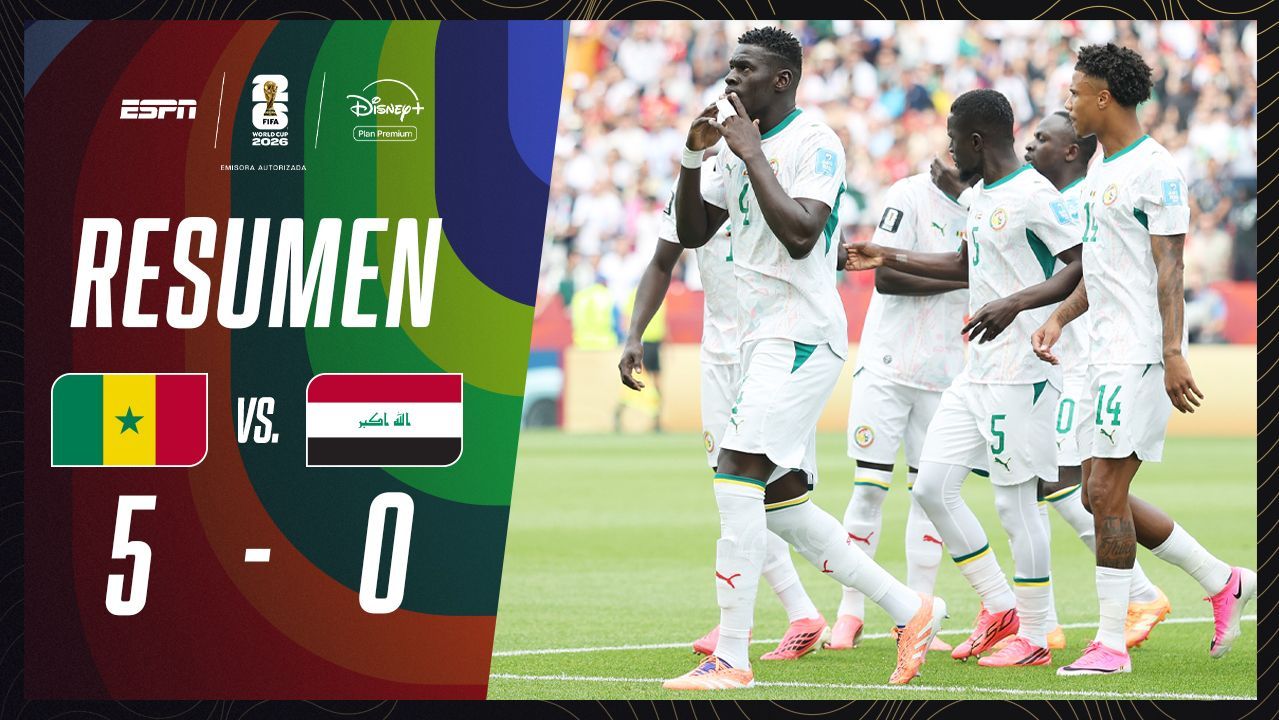 VIDEO: resumen de Senegal vs. Irak en el Mundial 2026