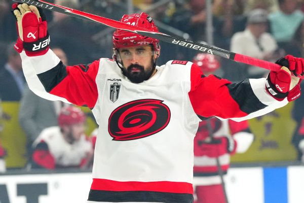 Article image accompanying Hurricanes' Seth Jarvis sheds no-contact jersey amid shoulder rehab on WagerUp Sports News.