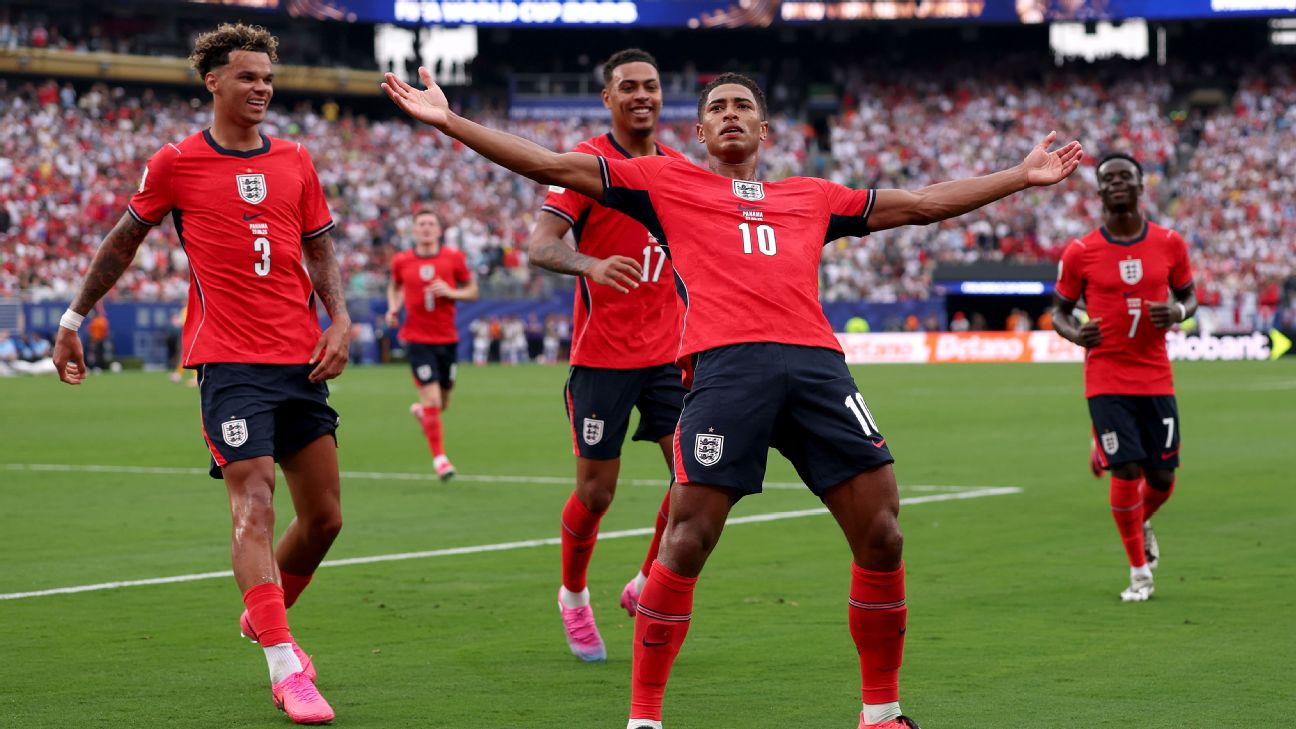Ráfaga de fútbol de Inglaterra para ganarle a Panamá en el Mundial 2026