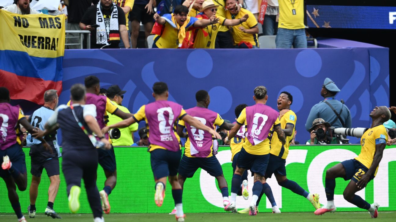 Ecuador jugará los 16avos. de final del Mundial 2026 ante México, uno de los anfitriones