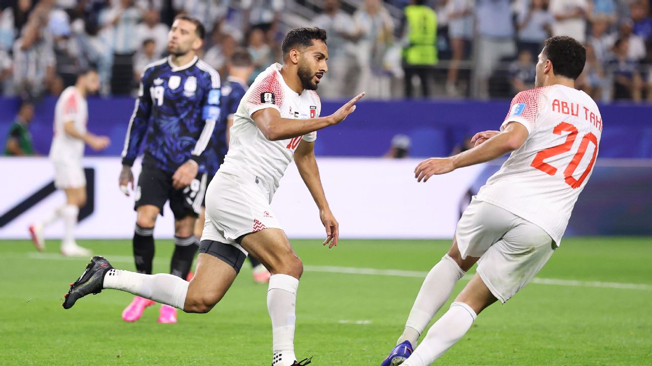 Al-Taamari anotó para Jordania y rompió el cero de Argentina en el Mundial 2026