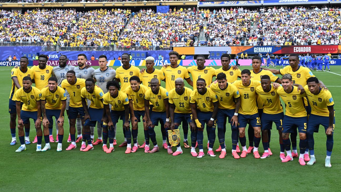 La posible formación titular de Ecuador vs. México en el Mundial 2026