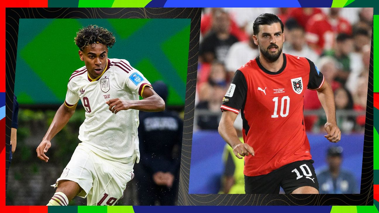 Cuándo juegan España vs. Austria por los 16avos de final del Mundial 2026: equipo, fecha, hora y TV en vivo