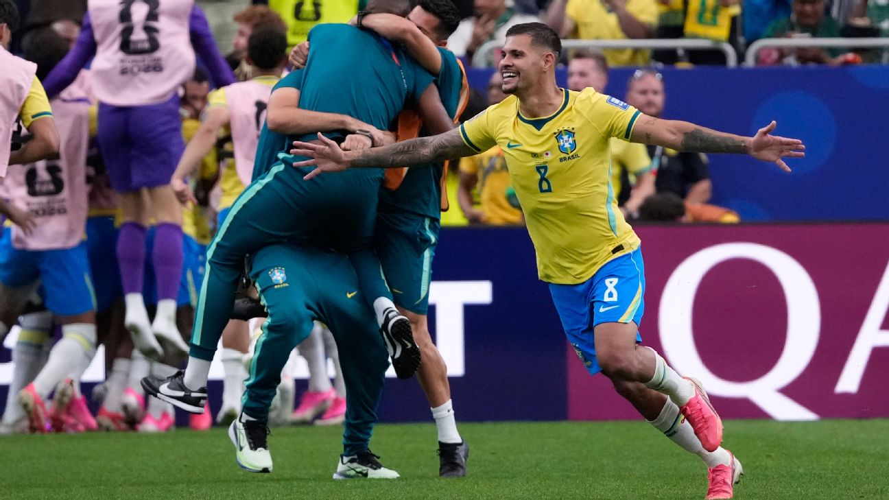 El podio de Brasil vs. Japón en los 16avos. de final del Mundial 2026: quiénes fueron los mejores jugadores