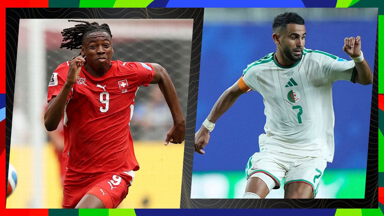 Cuándo juegan Suiza vs. Argelia por los 16avos de final del Mundial 2026: equipo, fecha, hora y TV en vivo