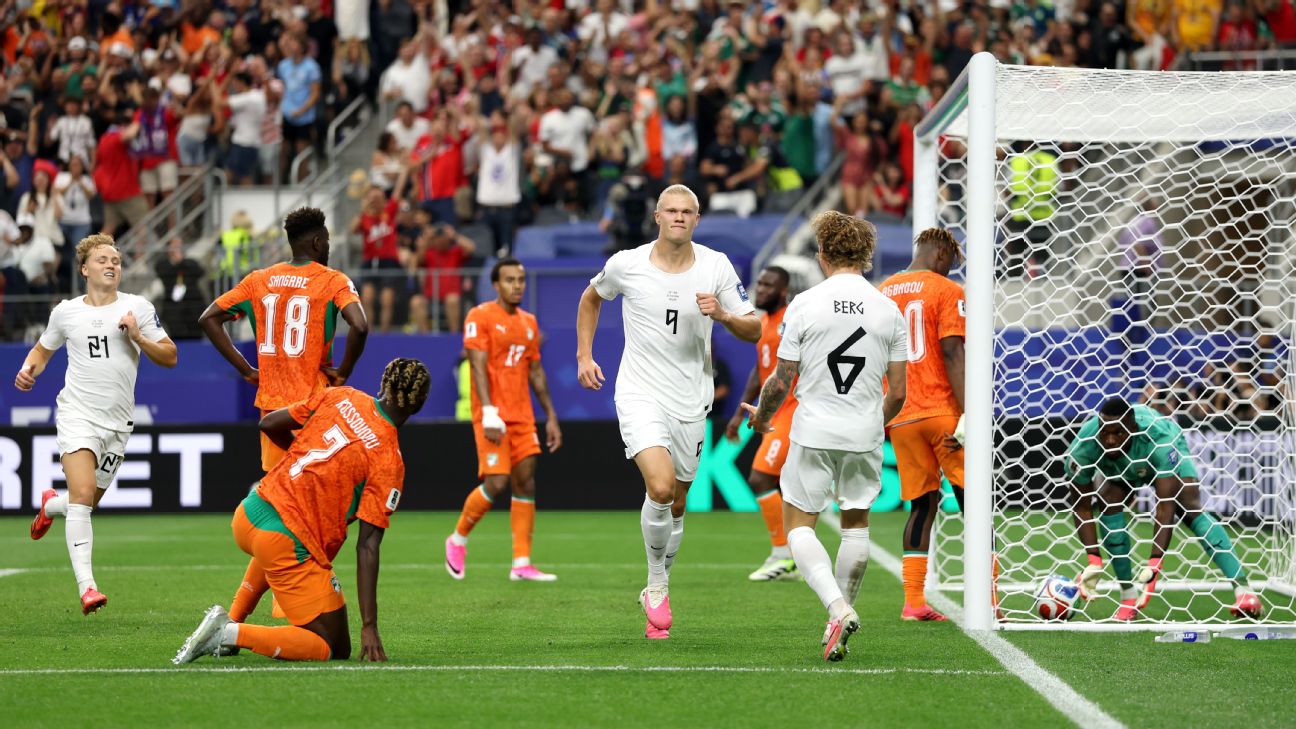 Haaland scores late as Norway send Ivory Coast out of World Cup