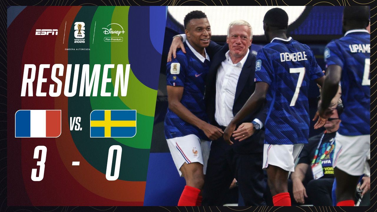 VIDEO: resumen de Francia vs. Suecia en el Mundial 2026
