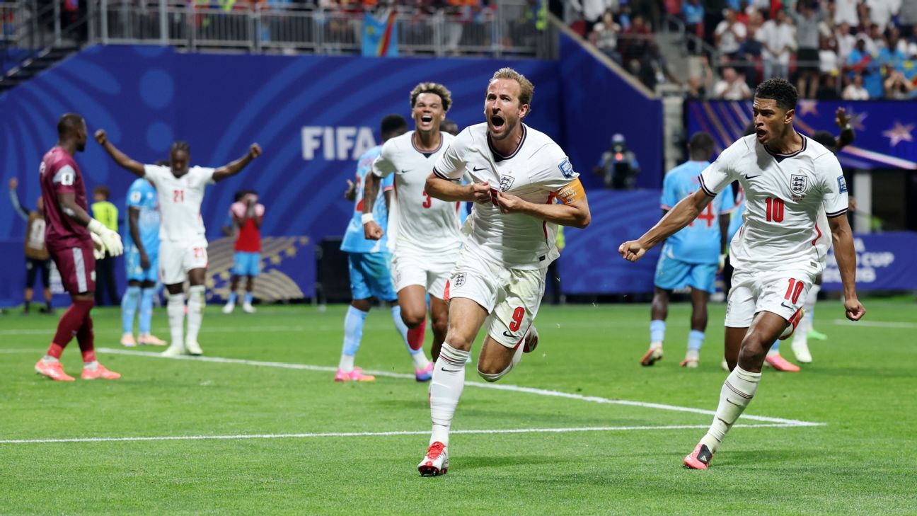 Inglaterra, con sufrimiento, vence a Congo y sella juego vs México