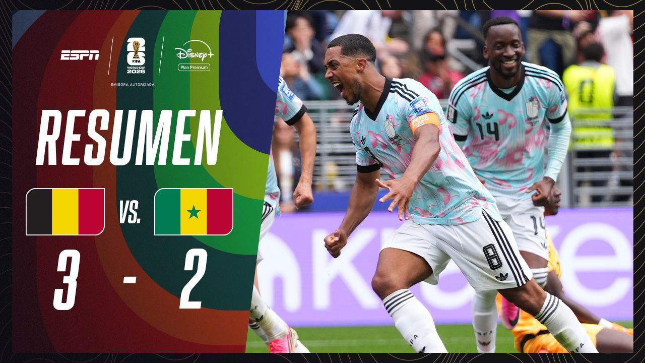VIDEO: resumen de Bélgica vs. Senegal en el Mundial 2026