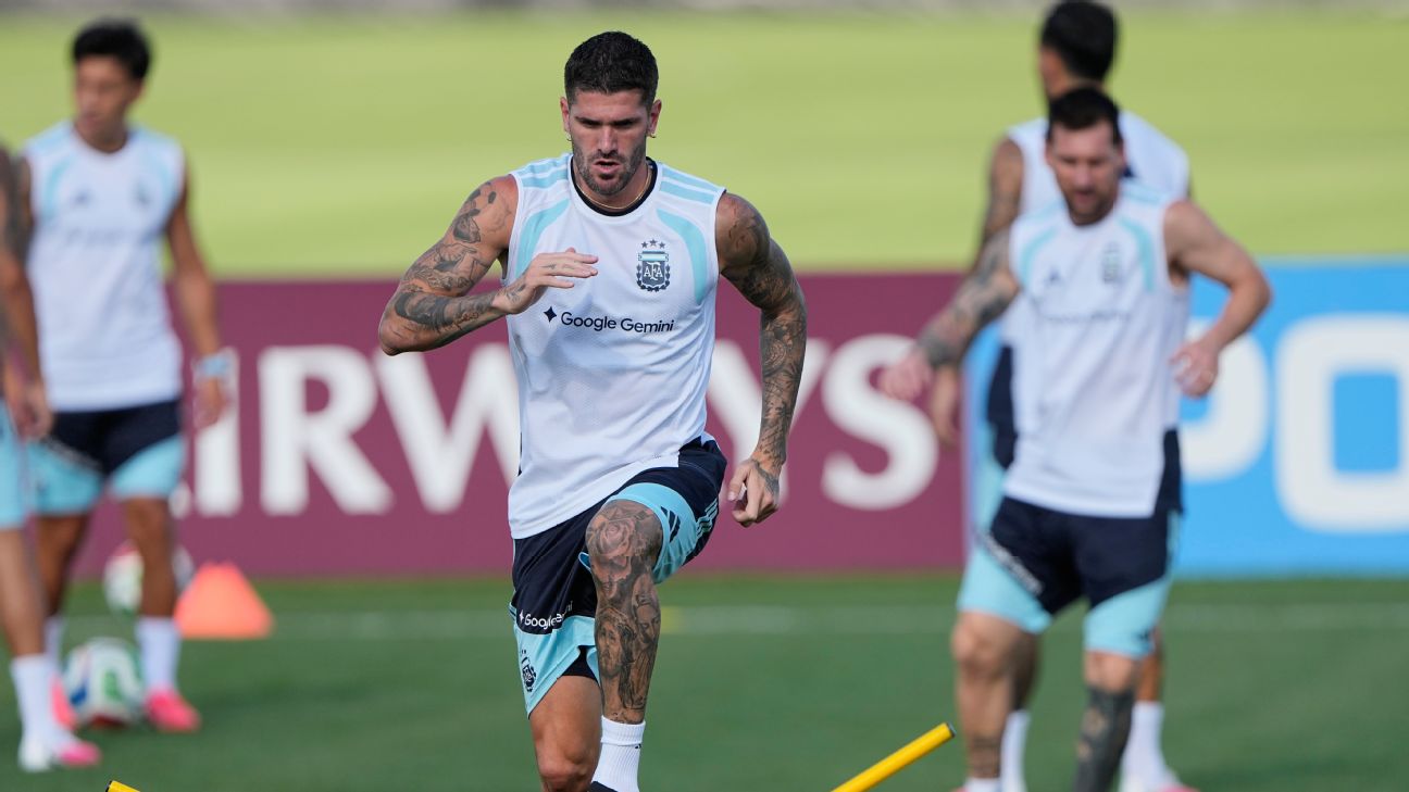 De Paul, en la previa Argentina-Cabo Verde en el Mundial 2026: "Sería un error pensar más allá del partido"