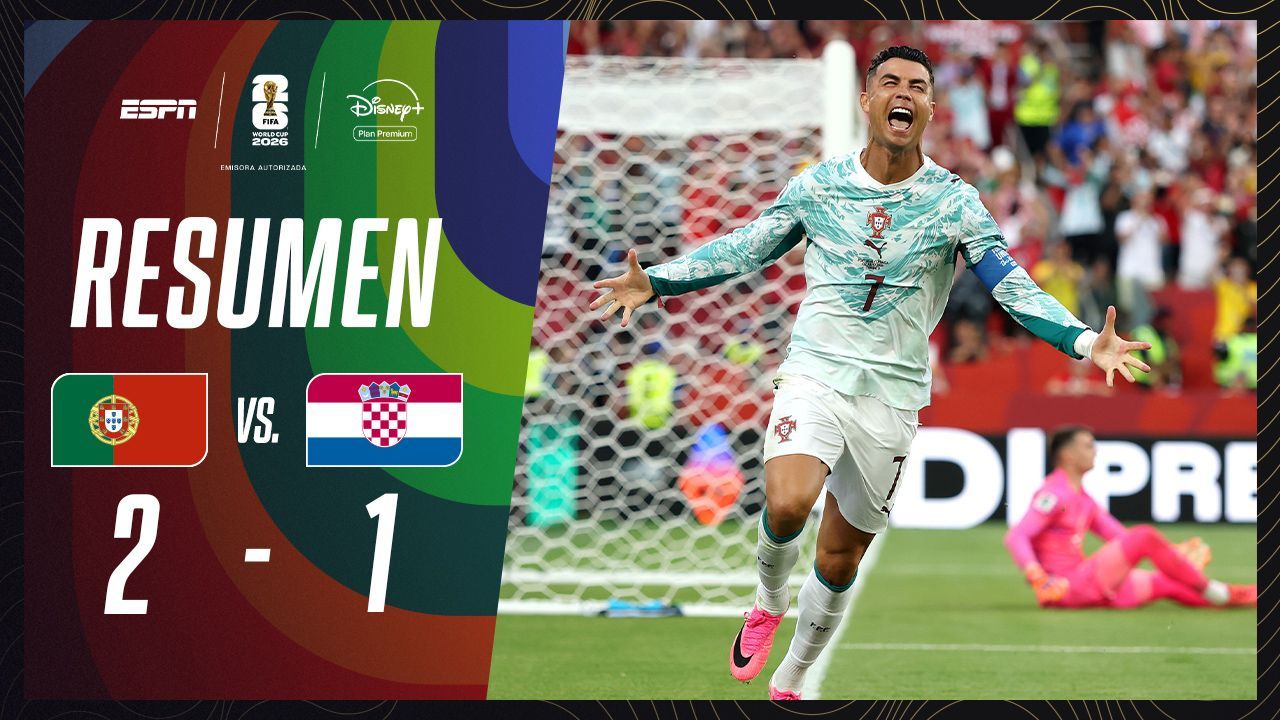 VIDEO: resumen de Portugal vs. Croacia en el Mundial 2026