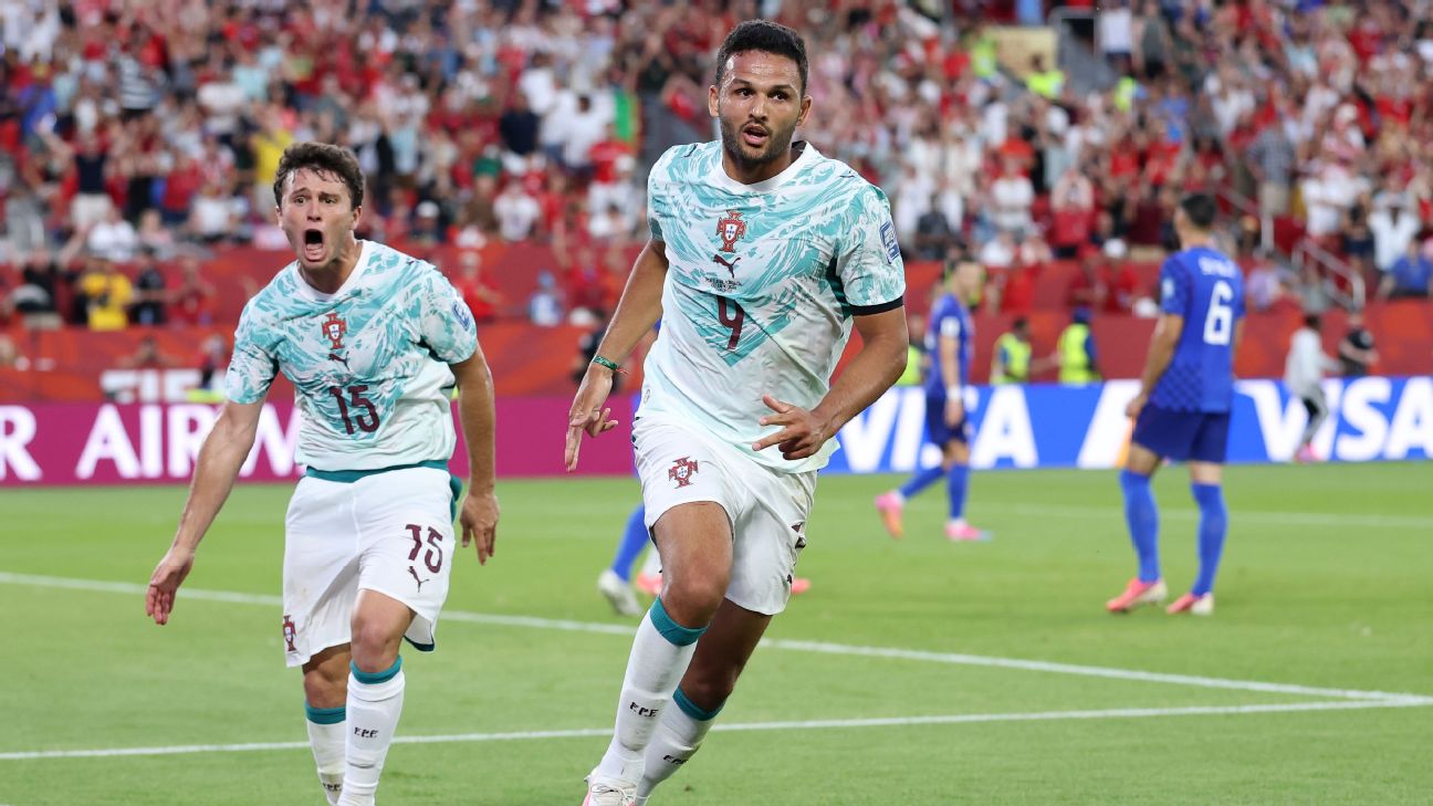Gonçalo Ramos marcó el gol agónico para que Portugal se lo diera vuelta a Croacia