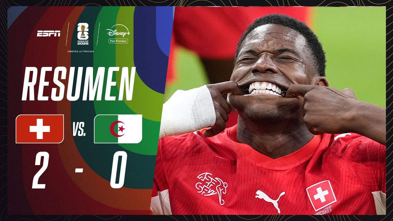 VIDEO: resumen de Suiza vs. Argelia en el Mundial 2026
