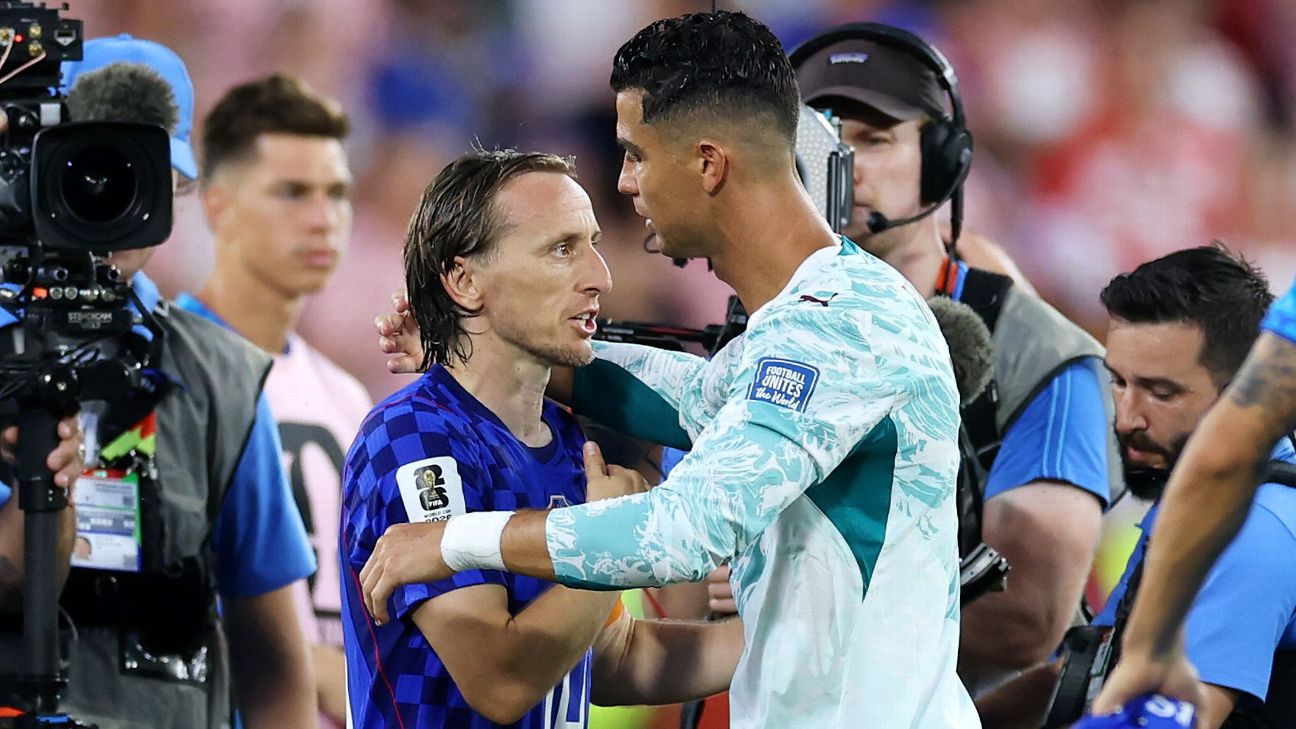 Modric, con los tapones de punta por la polémica eliminación de Croacia del Mundial 2026