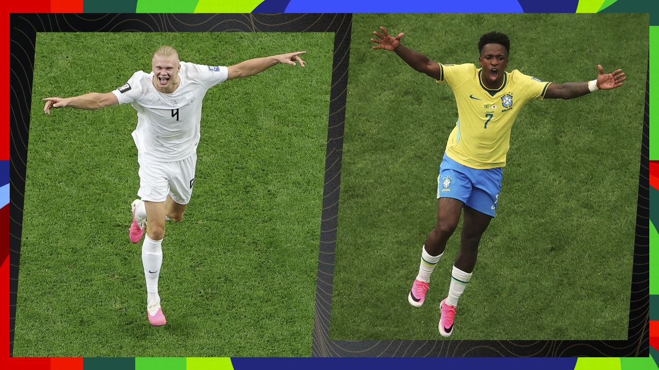 Mundial 2026: Vinicius vs. Haaland: el duelo de estilos que le pone brillo a los octavos de final