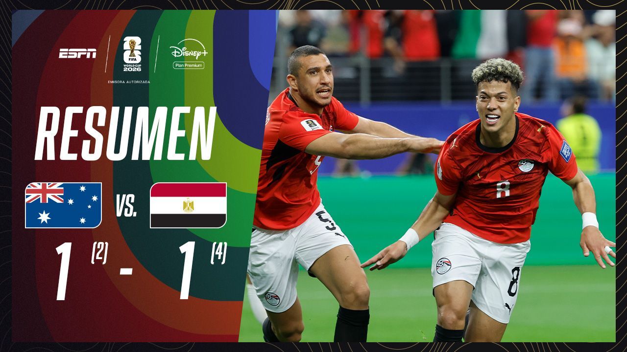 VIDEO: resumen de Egipto vs. Australia en el Mundial 2026