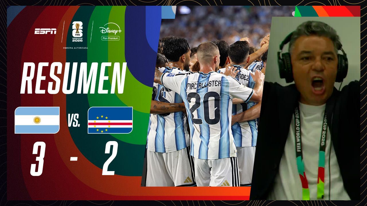 VIDEO: resumen de Argentina vs. Cabo Verde en el Mundial 2026, con relatos del Pollo Vignolo, Marcelo Gallardo, Kun Agüero y Carlos Tevez
