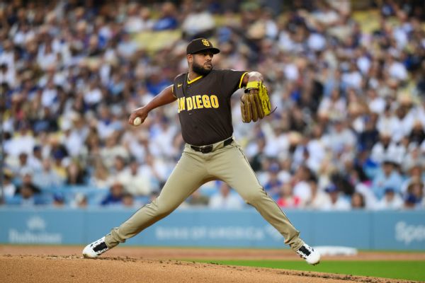 Randy Vásquez on IL after ankle comebacker, fainting spell