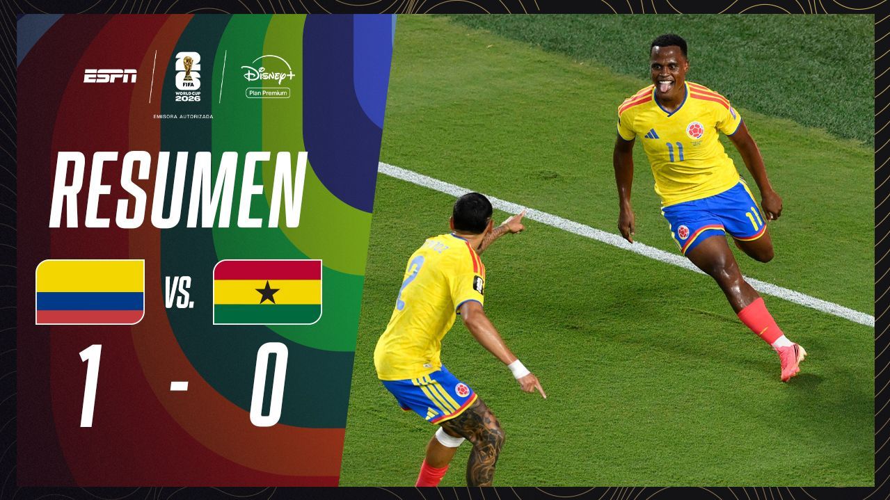 VIDEO: resumen de Colombia vs. Ghana en el Mundial 2026
