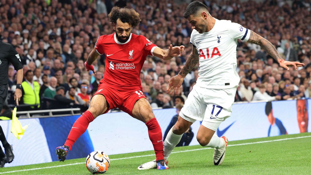 Salah vs. Cuti Romero y Licha Martínez: así les fue en la Premier League a los centrales argentinos ante la figura egipcia