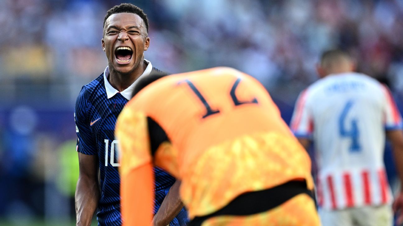 Ante Paraguay, Francia demostró que también puede luchar y suma una virtud más de cara a los cuartos de final