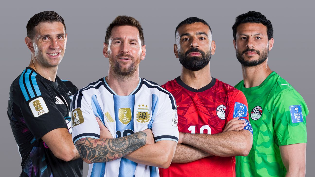 espn.com - Sunaadh Sagar - Argentina vs. Egypt: TV channel, how to watch, kick-off time, live stream, referee, predicted line-ups