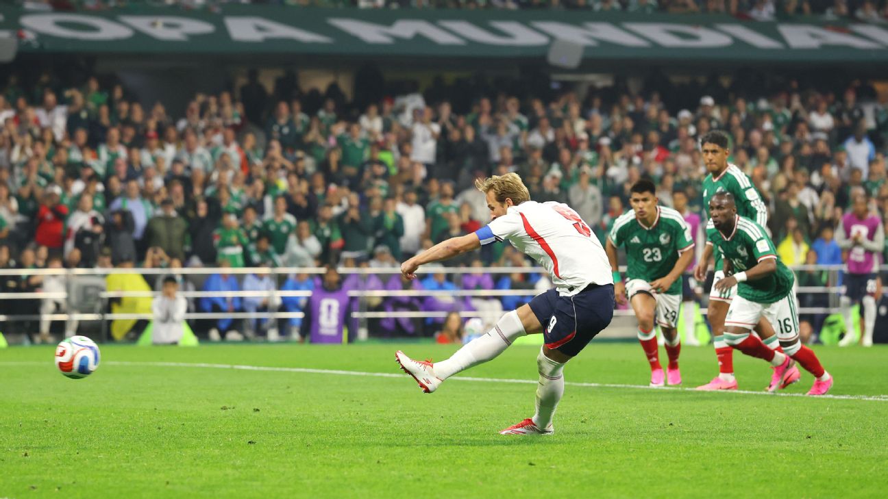 Kane y un penal importantísimo para el 3-1 de Inglaterra ante México