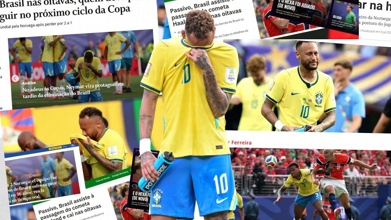 Duras críticas en los medios de Brasil tras la histórica eliminación del Mundial 2026