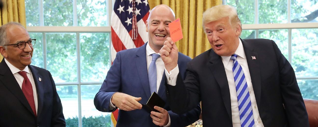 Infantino, denunciado ante el COI por sus vínculos con Trump