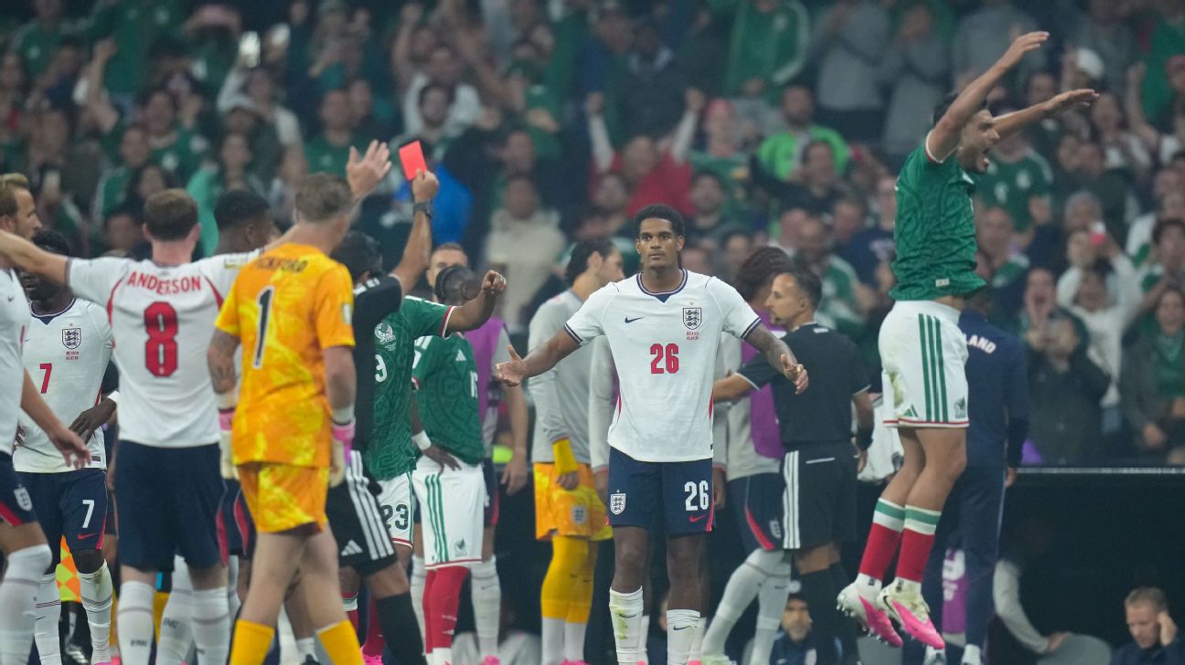 Inglaterra analiza apelar roja vs México; Francia sigue mismo camino