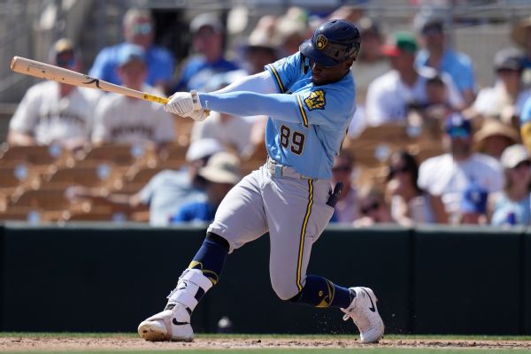 Brewers' Luis Lara called up month after signing 7-year deal