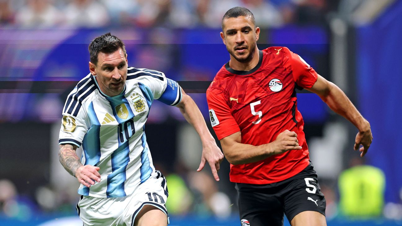 Argentina overturn two-goal deficit to beat Egypt late at World Cup