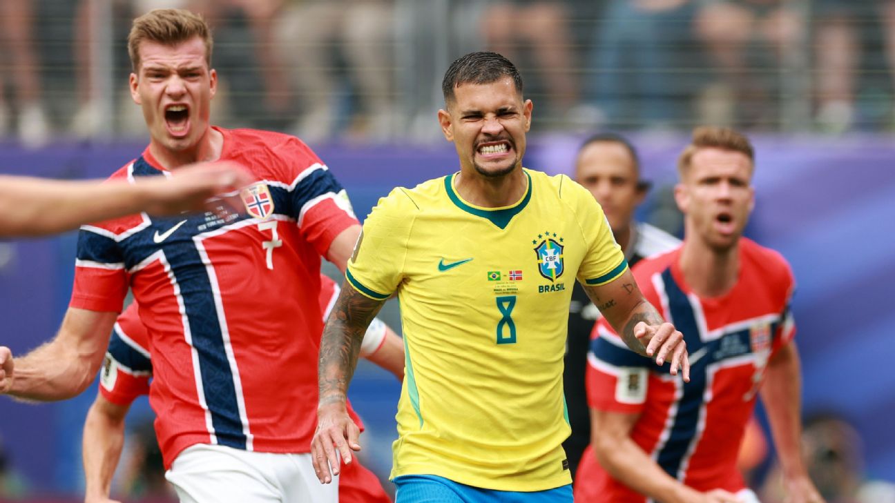 Brazil's Bruno Guimarães breaks silence on 'agonising' penalty miss against Norway
